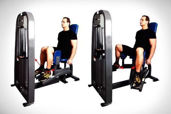connect your legs on the strength machine